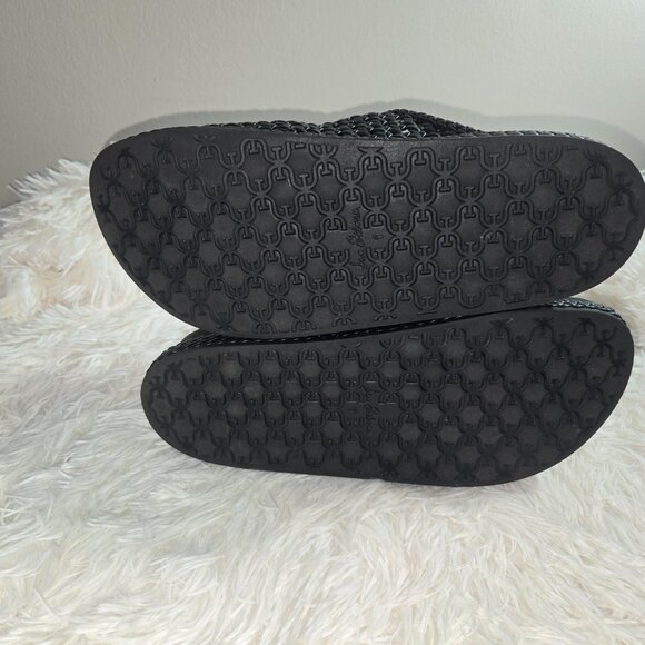 Sam Edelman Reid Woven Double Buckle Platform Sandals - Picture 5 of 9